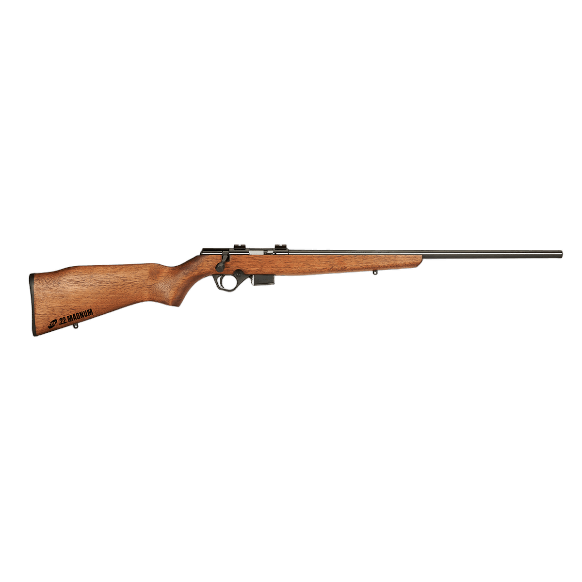 RIFLE 8122M CBC BOLT ACTION 21 POL. OXIDADO MADEIRA (22WMR)