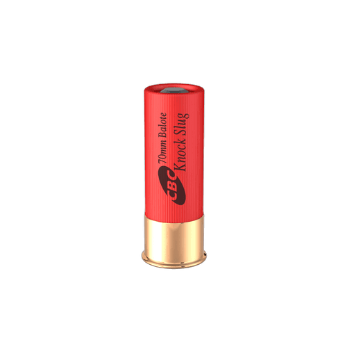 CARTUCHO CBC 12GA BALOTE SLUG KNOCK VELOX 28,4G - CX 25 UNID.